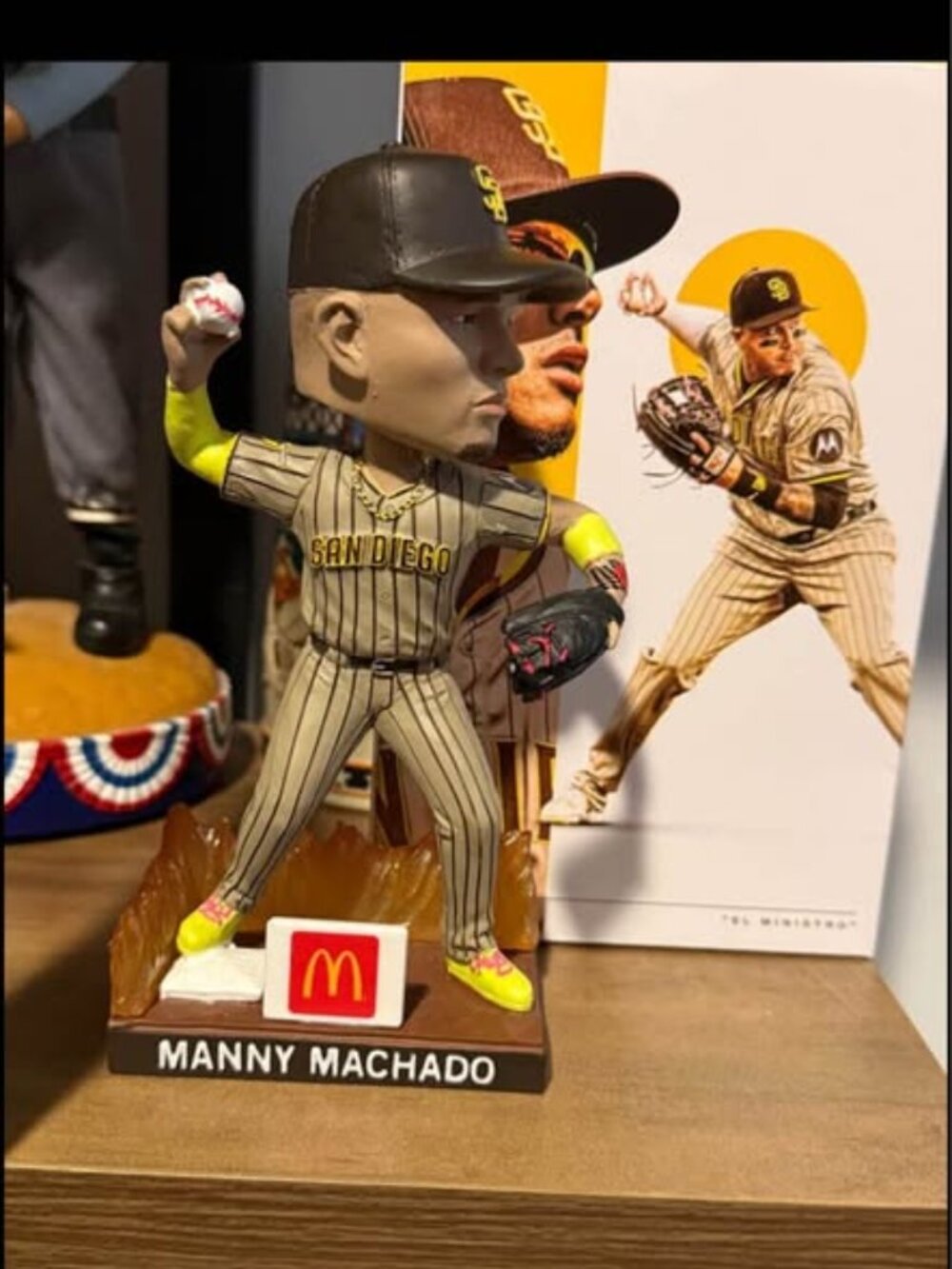 Manny Machado Hot Corner Bobblehead 2026 Padres SGA
